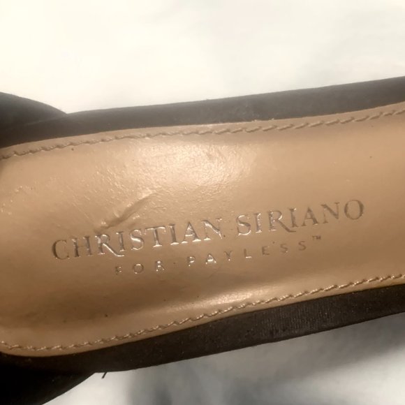 Christian Siriano Black Stiletto Sandal Special Occasion Shoes Size 8 1/2 - Picture 14 of 14